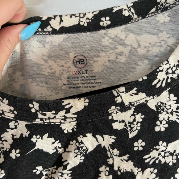 HB tee short sleeve with pocket 2XLT - Picture 2 of 4